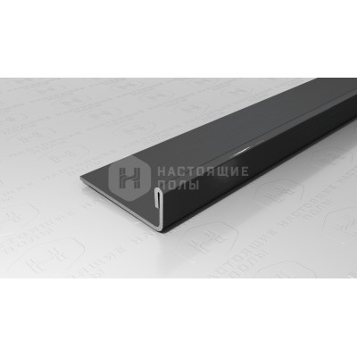 Профиль L-образный Neexy PVS92-18 нержавеющая сталь черный браш блестящий, 2700*24*8.8 мм