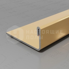 PVS93-05 нержавеющая сталь золото зеркальное, 2700*24*10.8 мм