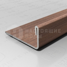 PVS93-06 нержавеющая сталь антик браш светлый, 2700*24*10.8 мм