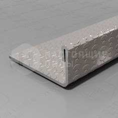 PVS93-10 нержавеющая сталь тисненая, 2700*24*10.8 мм