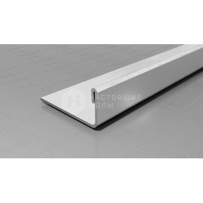 Профиль L-образный Neexy PVS93-13 нержавеющая сталь удлиненый браш, 2700*24*10.8 мм