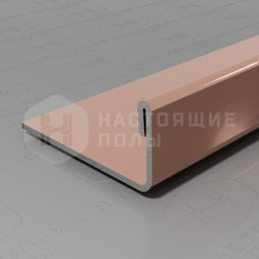 PVS93-15 нержавеющая сталь розовый зеркальный, 2700*24*10.8 мм