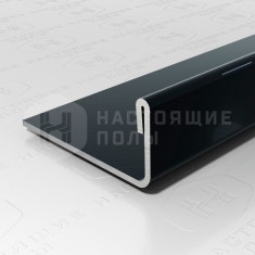 PVS93-19 нержавеющая сталь черный зеркальный, 2700*24*10.8 мм