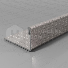 PVS94-10 нержавеющая сталь тисненая, 2700*24*13.3 мм