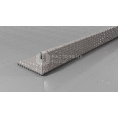 Профиль L-образный Neexy PVS94-10 нержавеющая сталь тисненая, 2700*24*13.3 мм