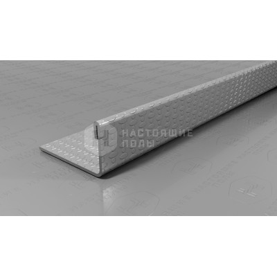 Профиль L-образный Neexy PVS94-12 нержавеющая сталь тисненый серый, 2700*24*13.3 мм