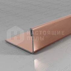 PVS94-15 нержавеющая сталь розовый зеркальный, 2700*24*13.3 мм