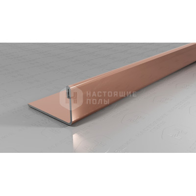 Профиль L-образный Neexy PVS94-15 нержавеющая сталь розовый зеркальный, 2700*24*13.3 мм