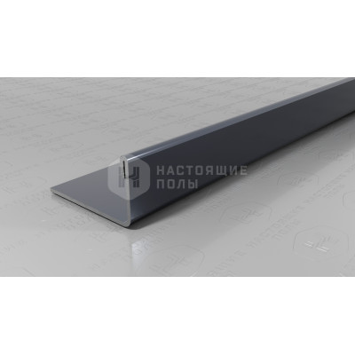 Профиль L-образный Neexy PVS94-21 нержавеющая сталь антрацит зеркальный, 2700*24*13.3 мм