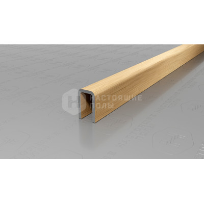 Профиль П-образный Neexy PVS95-04 нержавеющая сталь золото брашированное, 2700*8*5 мм