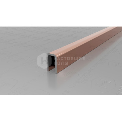 Профиль П-образный Neexy PVS95-15 нержавеющая сталь розовый зеркальный, 2700*8*5 мм