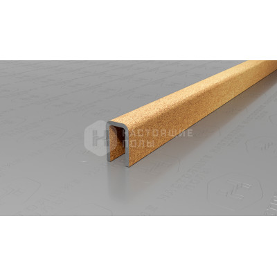 Профиль П-образный Neexy PVS95-16 нержавеющая сталь песок матовый, 2700*8*5 мм