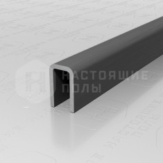 PVS95-22 нержавеющая сталь антрацит браш, 2700*8*5 мм