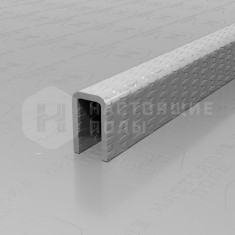 PVS95-12 нержавеющая сталь тисненый серый, 2700*8*5 мм