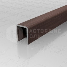 PVS96-07 нержавеющая сталь антик браш темный, 2700*10*8 мм