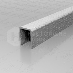 PVS96-12 нержавеющая сталь тисненый серый, 2700*10*8 мм