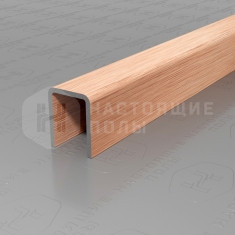 PVS96-14 нержавеющая сталь розовый браш, 2700*10*8 мм