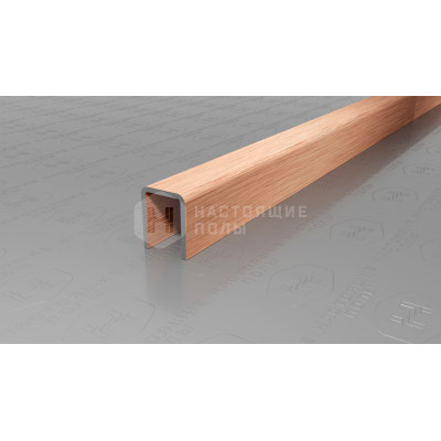 Профиль П-образный Neexy PVS96-14 нержавеющая сталь розовый браш, 2700*10*8 мм