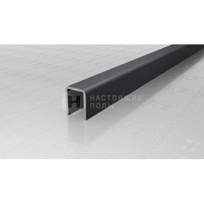 Профиль П-образный Neexy PVS96-17 нержавеющая сталь песок черный, 2700*10*8 мм