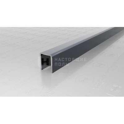 Профиль П-образный Neexy PVS96-21 нержавеющая сталь антрацит зеркальный, 2700*10*8 мм
