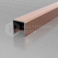 PVS97-15 нержавеющая сталь розовый зеркальный, 2700*10*10 мм