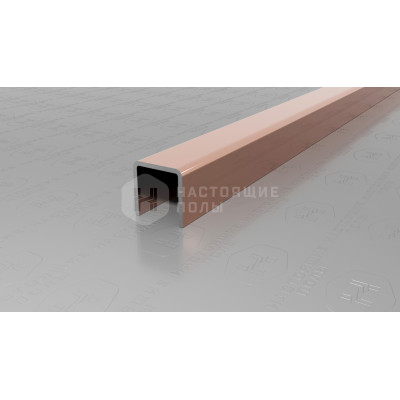 Профиль П-образный Neexy PVS97-15 нержавеющая сталь розовый зеркальный, 2700*10*10 мм