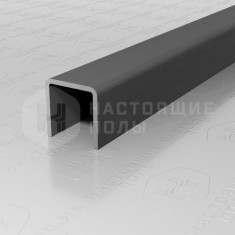 PVS97-22 нержавеющая сталь антрацит браш, 2700*10*10 мм