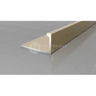 Профиль L-образный алюминиевый Neexy PV02-09 шампань блестящая, 2700*21.5*11 мм