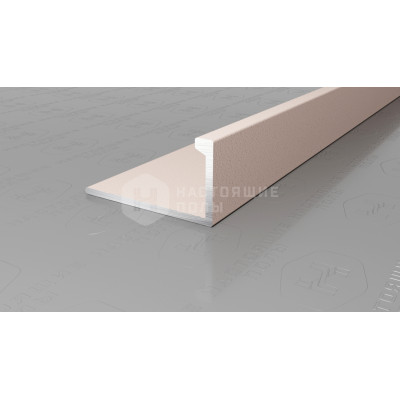 Профиль L-образный алюминиевый Neexy PV02-43 муар бежевый, 2700*21.5*11 мм