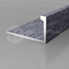 PV02-45 серебро блестящее браш, 2700*21.5*11 мм