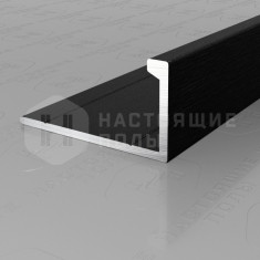 PV02-46 черный блестящий браш, 2700*21.5*11 мм