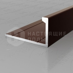 PV02-48 темная бронза блестящая, 2700*21.5*11 мм