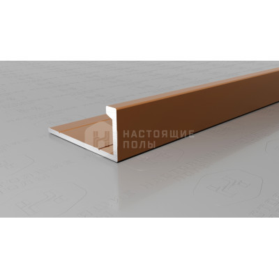 Профиль L-образный алюминиевый Neexy PV01-06 бронза матовая, 2700*21.5*9 мм
