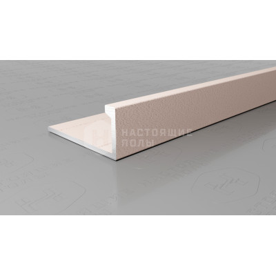 Профиль L-образный алюминиевый Neexy PV01-43 муар бежевый, 2700*21.5*9 мм