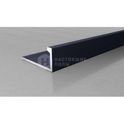 Профиль L-образный алюминиевый Neexy PV01-44 муар антрацит, 2700*21.5*9 мм