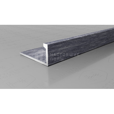 Профиль L-образный алюминиевый Neexy PV01-45 серебро блестящее браш, 2700*21.5*9 мм