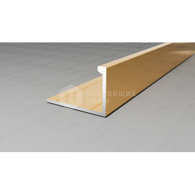 Профиль L-образный алюминиевый Neexy PV03-05 золото блестящее, 2700*21.5*13.5 мм