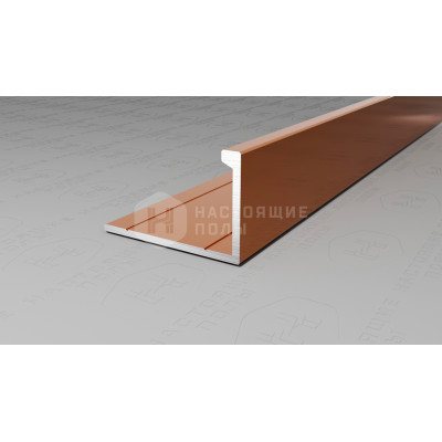 Профиль L-образный алюминиевый Neexy PV03-07 бронза блестящая, 2700*21.5*13.5 мм