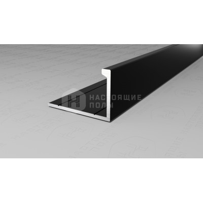 Профиль L-образный алюминиевый Neexy PV03-18 черный матовый, 2700*21.5*13.5 мм