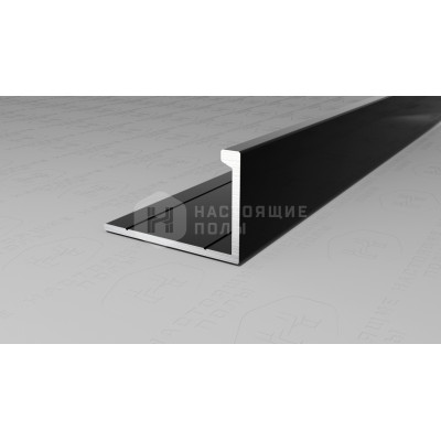 Профиль L-образный алюминиевый Neexy PV03-19 черный блестящий, 2700*21.5*13.5 мм