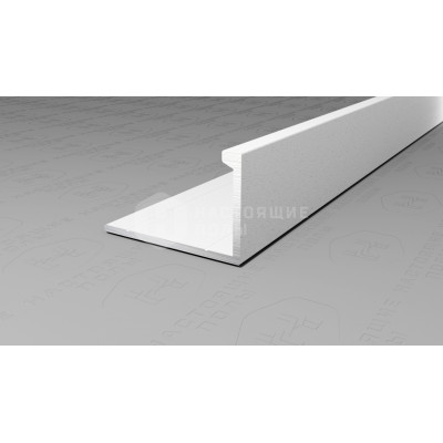 Профиль L-образный алюминиевый Neexy PV03-41 муар белый, 2700*21.5*13.5 мм