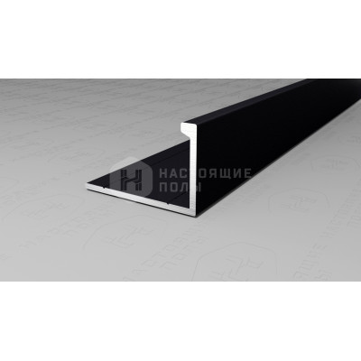 Профиль L-образный алюминиевый Neexy PV03-42 муар черный, 2700*21.5*13.5 мм