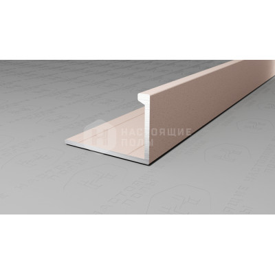 Профиль L-образный алюминиевый Neexy PV03-43 муар бежевый, 2700*21.5*13.5 мм