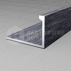 PV03-45 серебро блестящее браш, 2700*21.5*13.5 мм