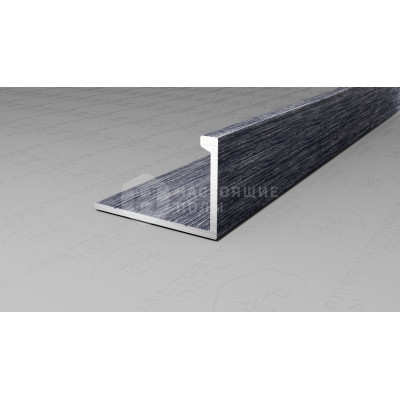 Профиль L-образный алюминиевый Neexy PV03-45 серебро блестящее браш, 2700*21.5*13.5 мм