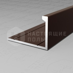 PV03-47 темная бронза матовая, 2700*21.5*13.5 мм