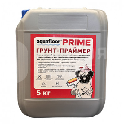 Однокомпонентная полиуретановая грунтовка под клей Aquafloor Prime (5л)