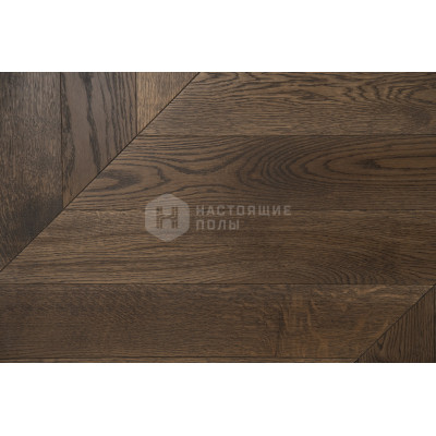 Паркет французская елочка Brinel Темный Прайм, 570*130*15 мм