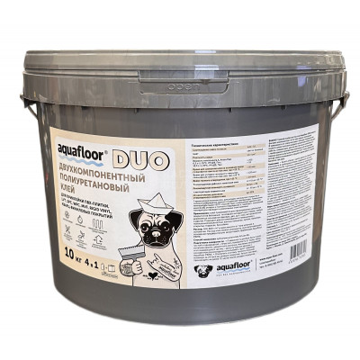 Двухкомпонентный полиуритановый клей Aquafloor Duo (10 кг)