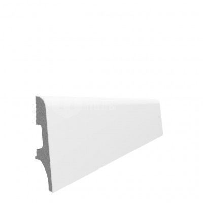 Плинтус Vox Espumo ESP-101 белый, 2400*65*16 мм